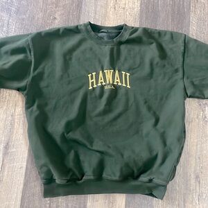 brandy melville hawaii embroidered crewneck